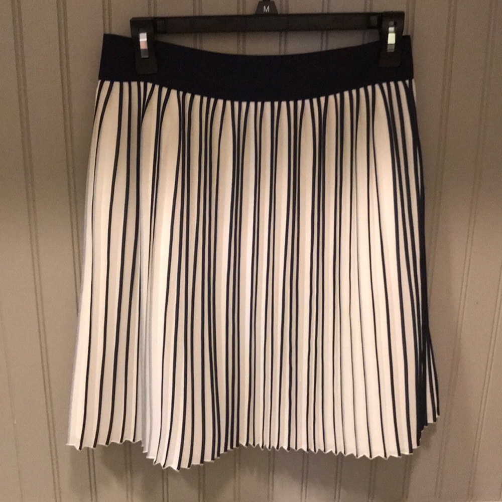 Pleated J Crew Factory skirt knee length